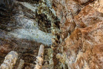The Frasassi Caves are underground karst caves located in the municipality of Genga, in the province of Ancona, within the Gola della Rossa and Frasassi Regional Natural Park.