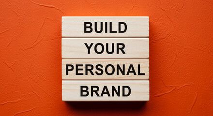 Obraz premium Stack of wooden blocks with 