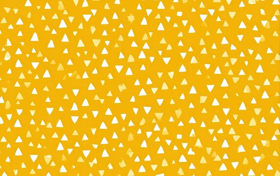 Bright yellow background with scattered white irregular triangles creating a textured pattern