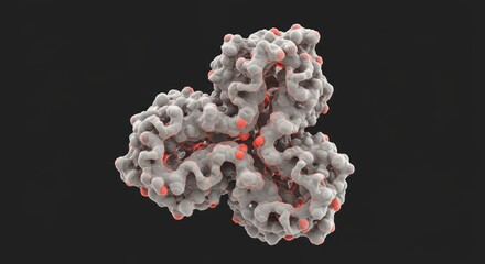 Virology Research Image Showing the SARS-CoV-2 Spike Protein Critical to Viral Entry

