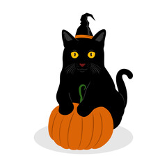 Black Cat Halloween .eps