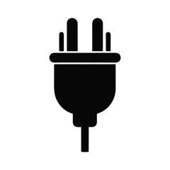 electric plug isolated on white