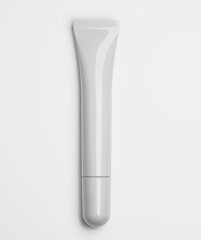 Cosmetic Tube Mockup. White Blank Packaging for Skincare, Cream, Gel or Gloss.