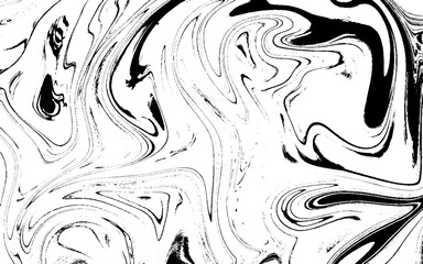 Abstract background of black waves. vector background, wallpaper. Abstraction  spots and lines on the background. Creative background with blots.
