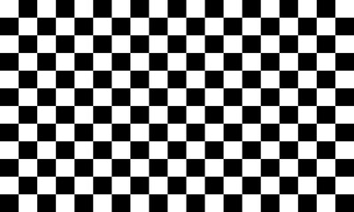 Fototapeta premium Black and white checkered pattern . Chess pattern . Black and white square background . Checkered wallpaper. checker chess abstract seamless, Chessboard background. Design Eps 10.