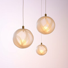 christmas ball on a red background