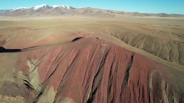 flight in Gorny Altai in autumn, Russia September