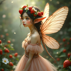 cute strawberry fairy