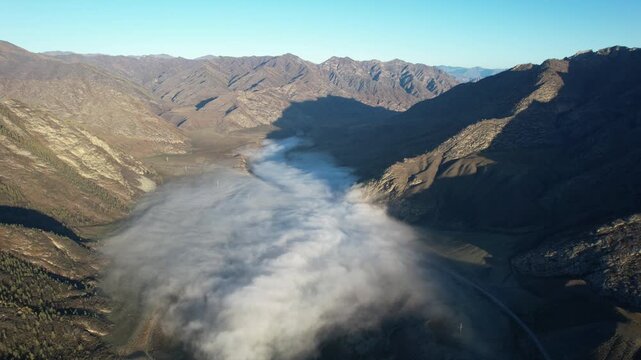 flight in Gorny Altai in autumn, Russia September