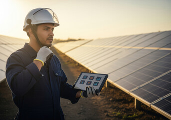 Engineer in Solar Panel Field