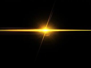 A bright, golden energy burst emanates from the center, with streaks of light and a black background