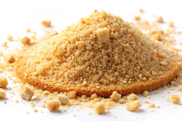 Crunchy Crumbles of Biscuits: A close-up shot captures a pile of crumbly, golden-brown biscuits, inviting viewers to savor their delightful, texture.