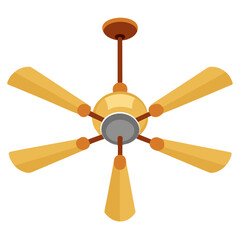 new style colorful electric celling fan, hanging fan, table fan, rechargeable fan silhouette vector icon on white background	