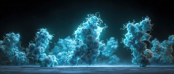 Visual Representation of Complex Protein Structures Rendered in a Stunning 3D Environment