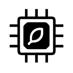 Bio Chip Icon Set – Biology, Health, Medical, Laboratory, Research, Science, Biotechnology