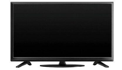 Flat-screen black television