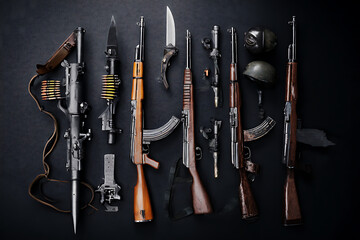 old military rifle