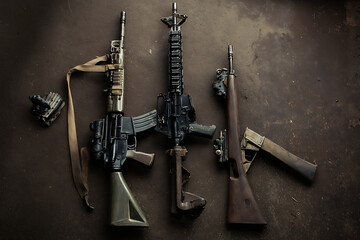 old military rifle