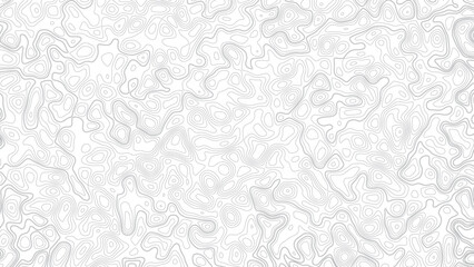 Topographic map patterns, topography line map. Abstract Topographic Pattern in Black and White. Abstract topographic contours map background. 