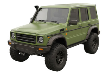 Isolated all-terrain vehicle against a neutral background, ready for off-road adventures and exploration © Sergiu