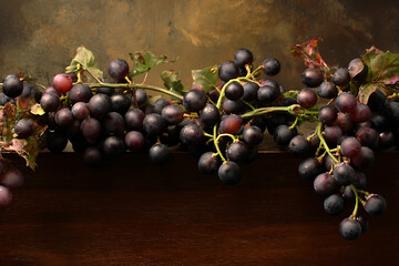 vine, an ripe