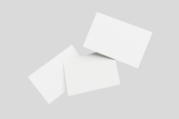 Floating Business Card Mockup
