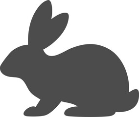 Rabbit Silhouette , Bunny Shape