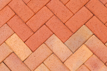 Orange ceramic building industry material tiles pattern background