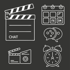 Media production icons