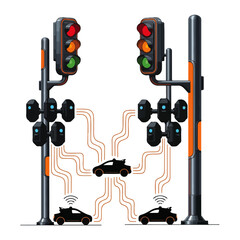 Traffic Control System With Connected Cars