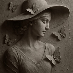woman in hat