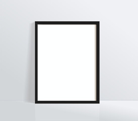 Frame template. Picture frame vector illustration. Mock-up template of frame