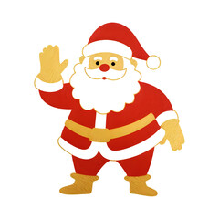 santa claus with a bag