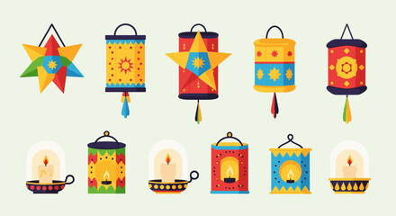 Decorative Lanterns and Ornaments for Festivals and Celebrations