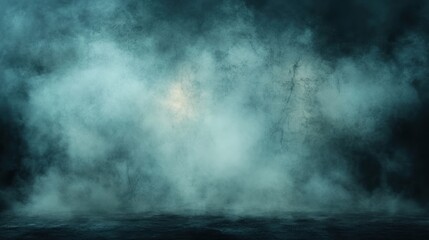 Fototapeta premium Bold abstract blue smoke background, fluid motion, dreamy effect