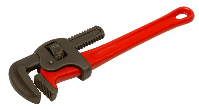 wrench on white background
