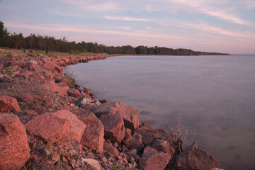 Kyiv sea water reservoir in Ukraine