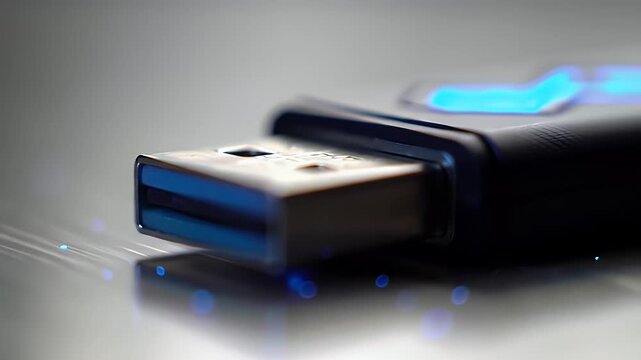 High Speed USB 30 Flash Drive for Digital Data Storage and Transfer.