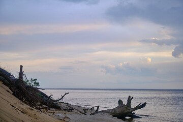 Kyiv sea water reservoir in Ukraine