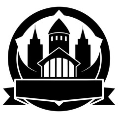 silhouette of the castle