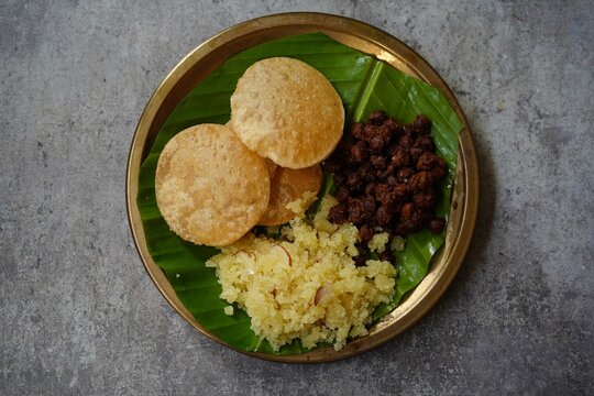 Halwa Poori Channa - Ashtami prasad