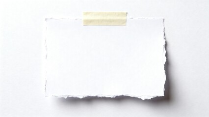 Fototapeta premium Torn paper with tape