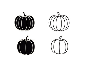 pumpkin vector icon
