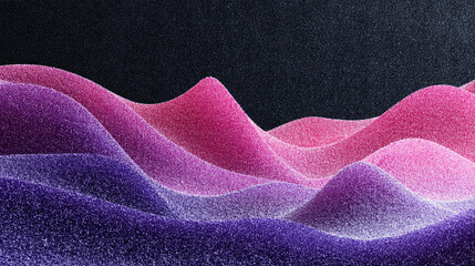 Purple, pink, white, and black grainy gradient background with glowing abstract color waves on dark backdrop, perfect for banners, headers, and vibrant digital designs