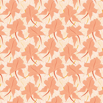  Spring flowers seamless vector pattern