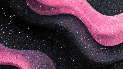 Purple, pink, white, and black grainy gradient background with glowing abstract color waves on dark backdrop, perfect for banners, headers, and vibrant digital designs
