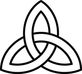 Celtic Knot Symbol - Trinity Knot or Triquetra