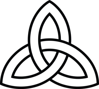 Celtic Knot Symbol - Trinity Knot or Triquetra