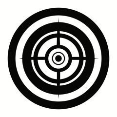 target on white background