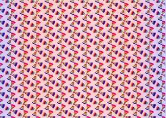 seamless pattern with colorful stripes